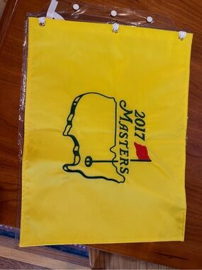 2017 Masters Yellow Golf Pin Flag